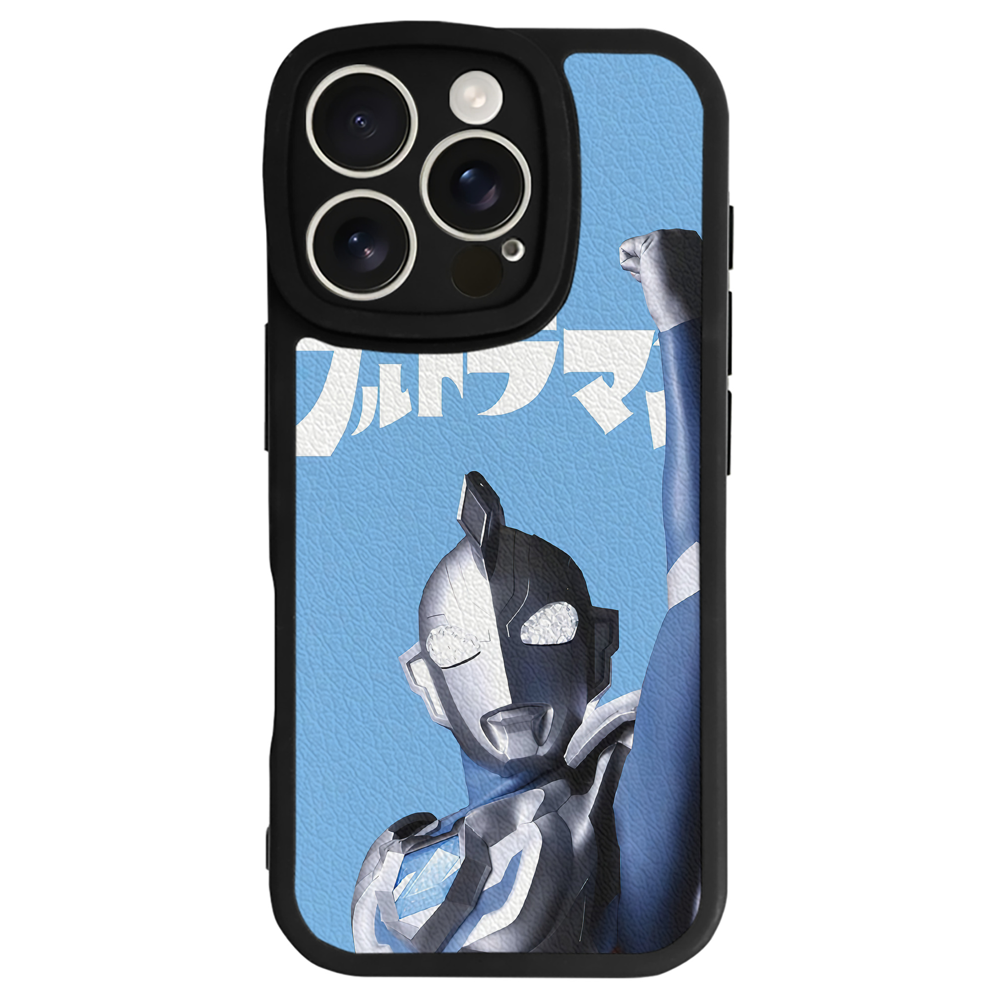 （画像用） ウルトラマン Ultraman 【iPhone 16シリーズ対応】シリコンスマホケース（レザー調） 材質：シリコン